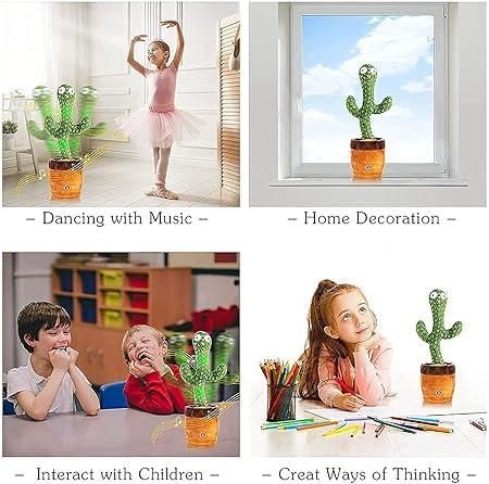 CrazyCactus™ - LED Dancing & Mimicry Cactus Toy by Comfortrix