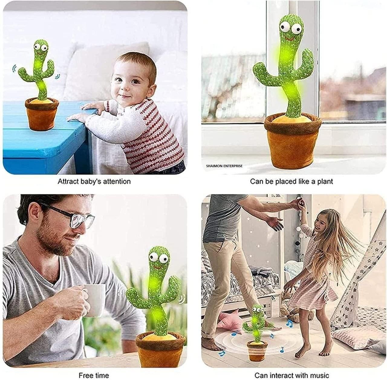 CrazyCactus™ - LED Dancing & Mimicry Cactus Toy by Comfortrix
