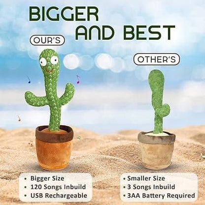 CrazyCactus™ - LED Dancing & Mimicry Cactus Toy by Comfortrix