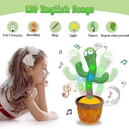 CrazyCactus™ - LED Dancing & Mimicry Cactus Toy by Comfortrix