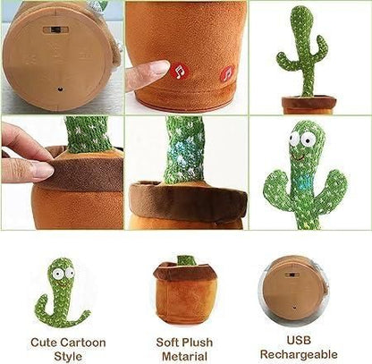 CrazyCactus™ - LED Dancing & Mimicry Cactus Toy by Comfortrix